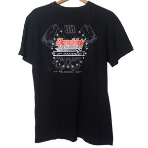 Hendrick Motorsports25th Anniversary NASCAR Mens M T Shirt Dale Jr Black Racing